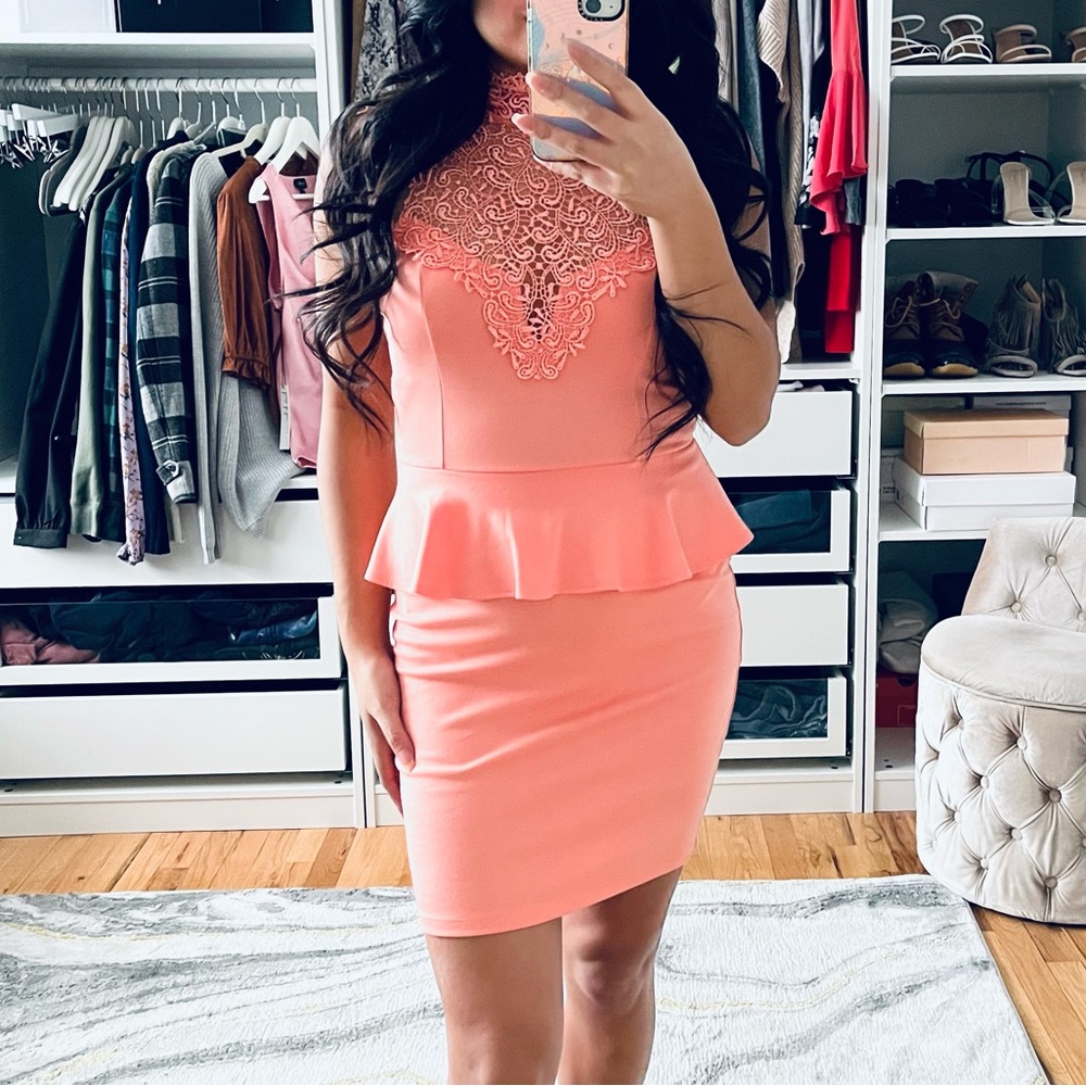 NWT PAULNKC Peplum Dress